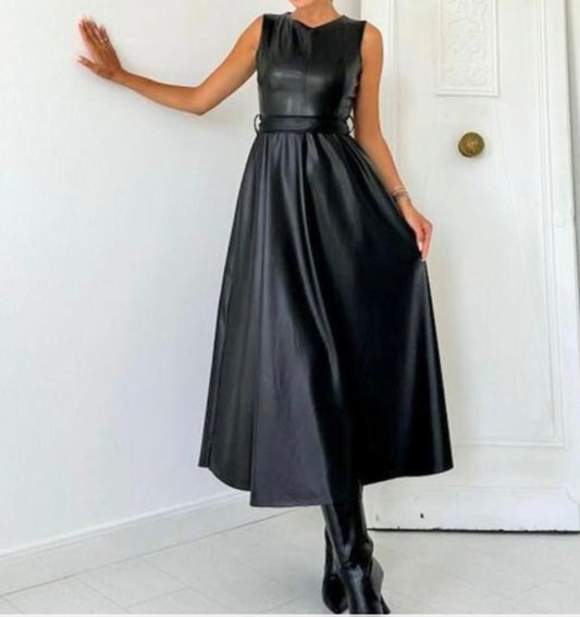Vegan Leather Maxi