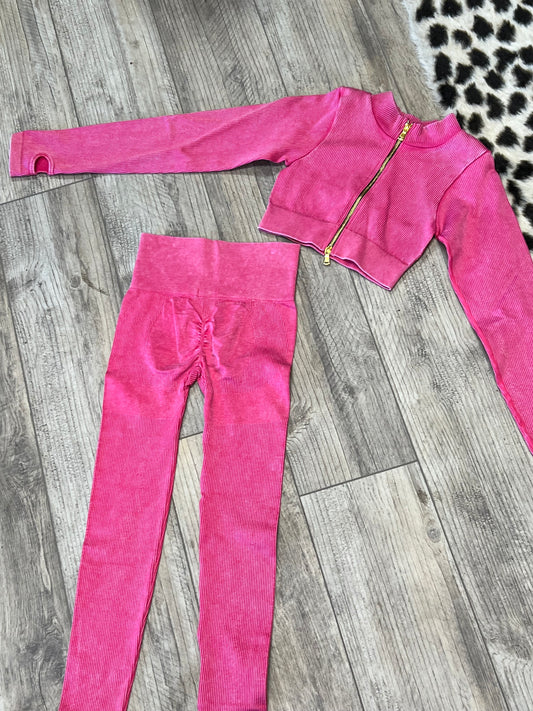 Pink Two Piece Set
