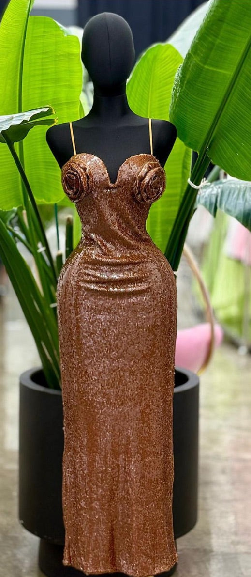 Bronze Bella Gown