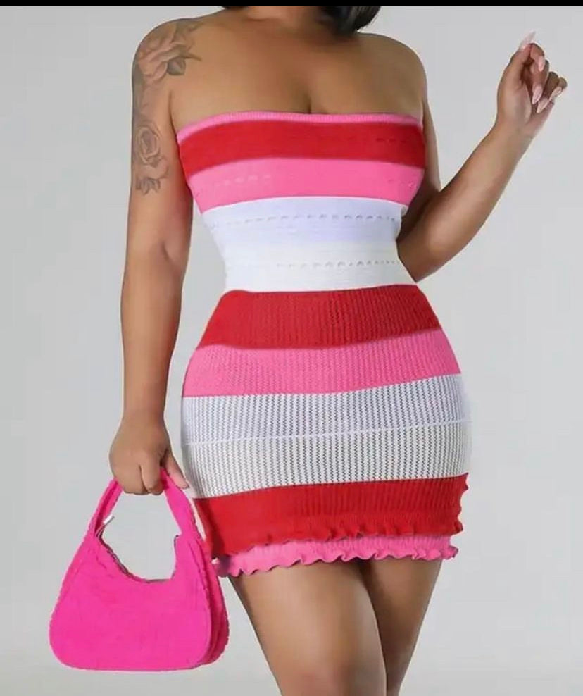 Rose Knit Dress