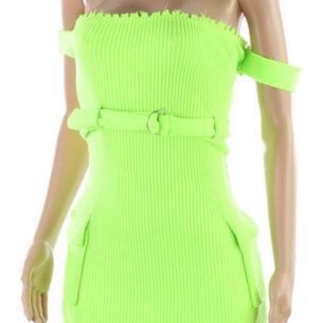 Neon Green Dress
