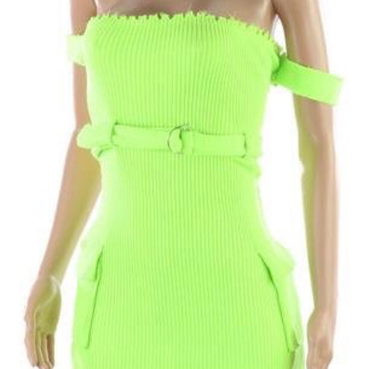 Neon Green Dress