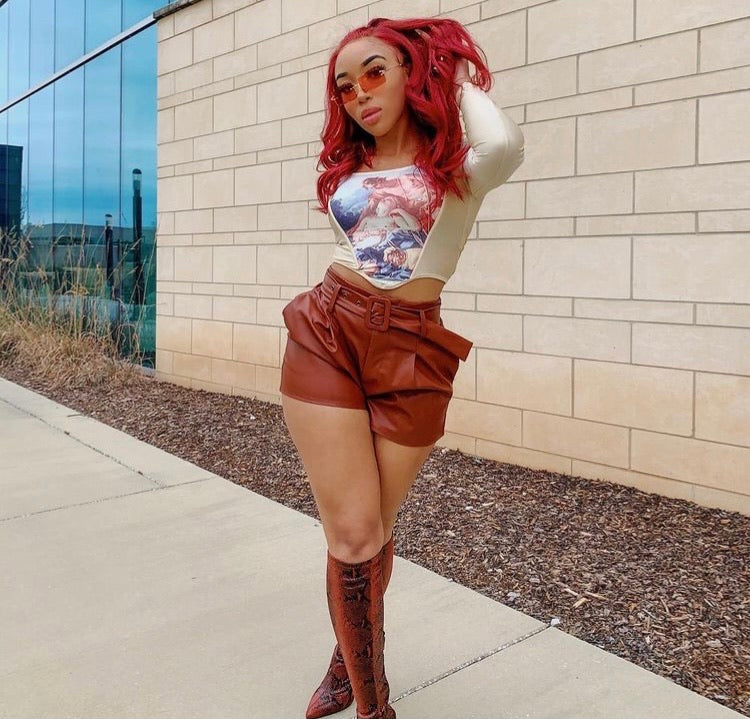 Hollywood Leather Shorts