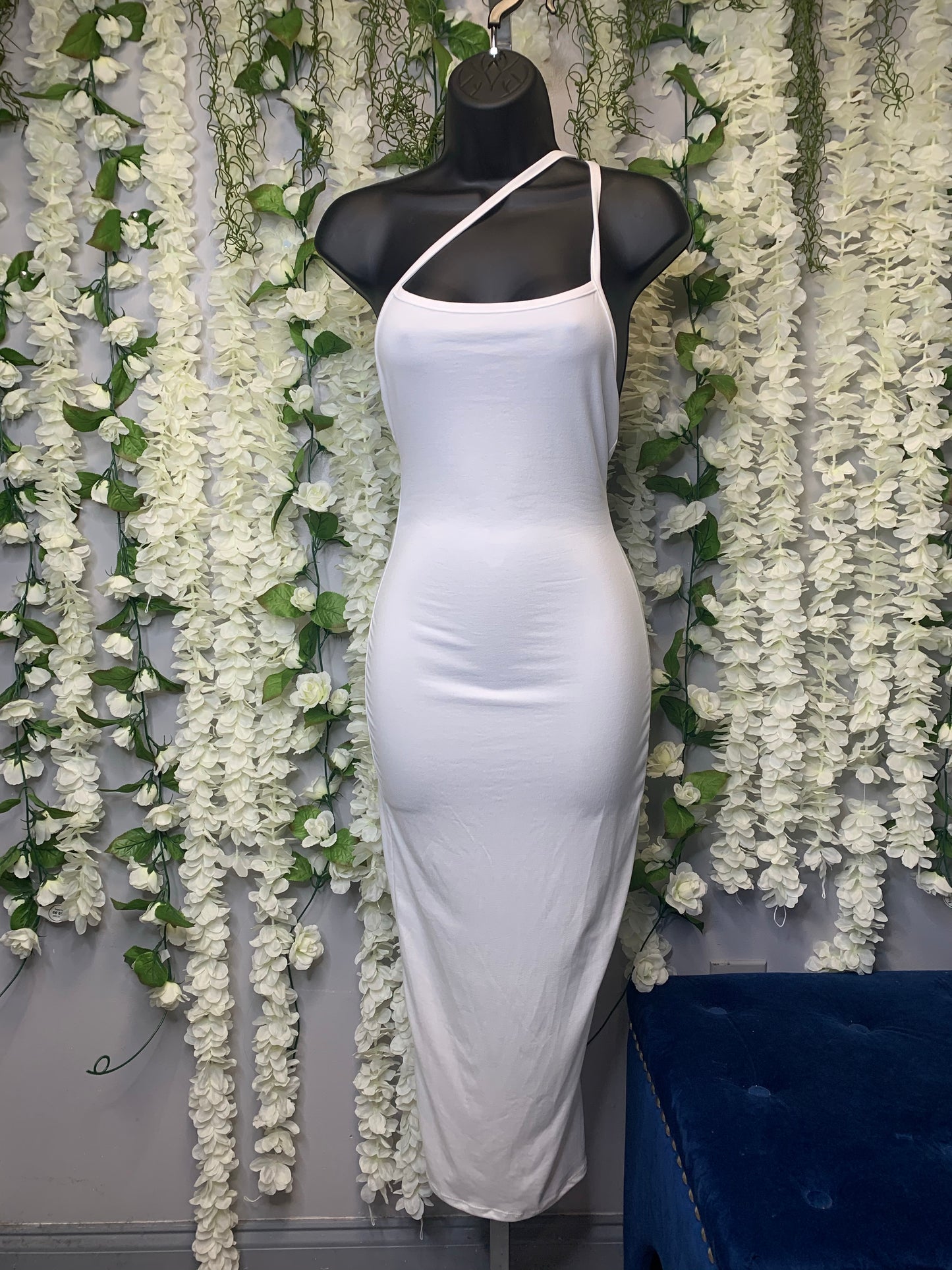 Simply White Fitted Dress
